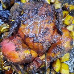 A picture of Roasted chicken tandoori masala.