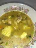 Sopa de pollo con queso 🍗🧀