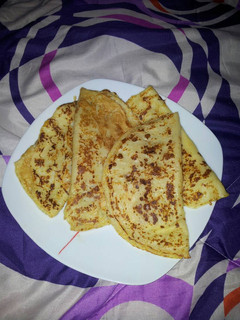 Una foto de Crepes de chocolate