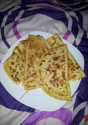 Una foto de Crepes de chocolate