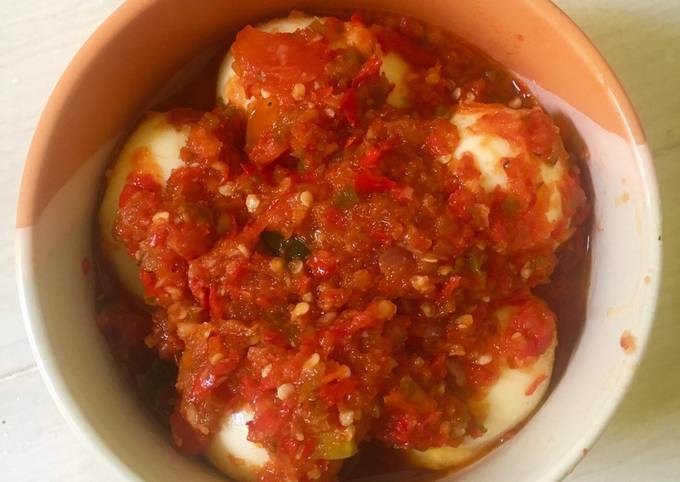 Resep: Telor Balado Simple Enak Dan Mudah