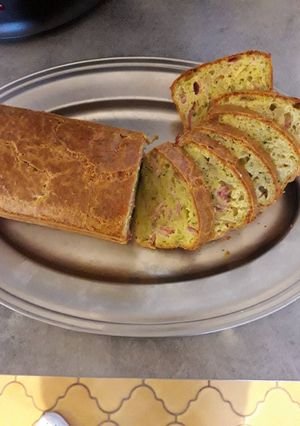 Une photo de Cake jambon chou fleur
