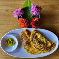 A picture of Cabbage pancake.