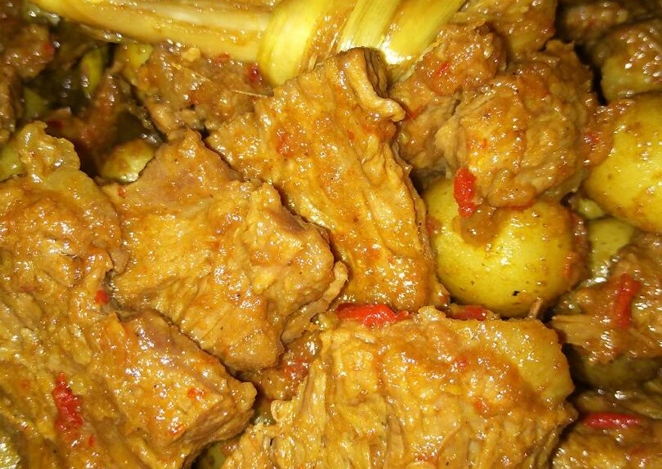 Rendang Daging Sapi&Kentang