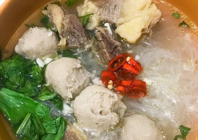 Cara Memasak Resep Bakso iga rumahan