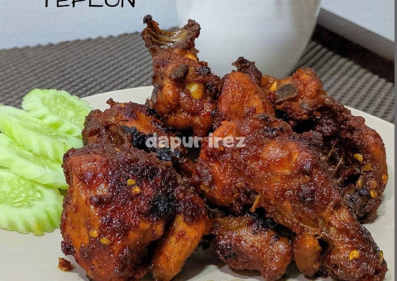 Ayam Panggang Teflon / oven (No santan)