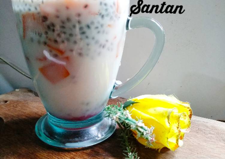 Kalikih santan (pepaya kuah santan) khas Minang