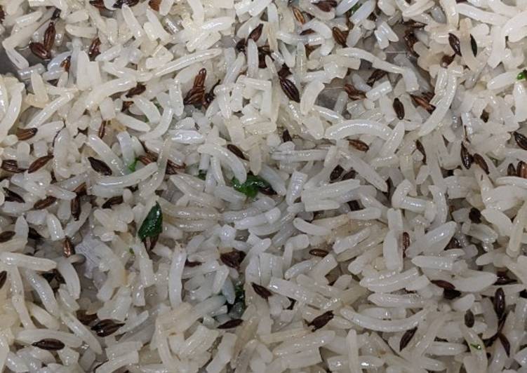 Recipe of Perfect Leftovers - jeera rice/toasted cumin seeds rice