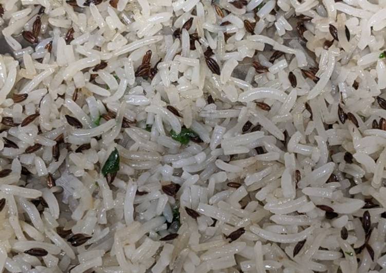 Simple Way to Prepare Super Quick Homemade Leftovers - jeera rice/toasted cumin seeds rice