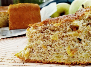 Foto principal de Bizcocho fit de manzana y canela