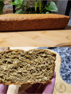 Una foto de Budin de avena con azúcar mascabo, sin gluten