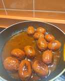 Choricitos a la sidra con miel