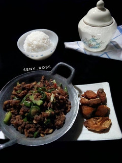 Foto resep Tumis/oseng oncom bandung