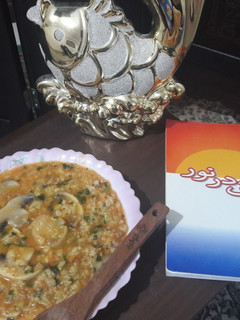 عکسی از دستور سوپ جو پرک