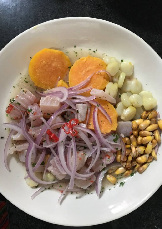Una foto de Ceviche clásico