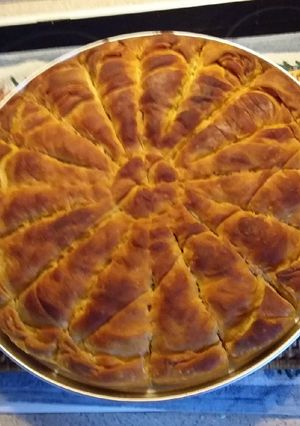 Φωτογραφία της συνταγής Τυρόπιτα με σιμιγδάλι
