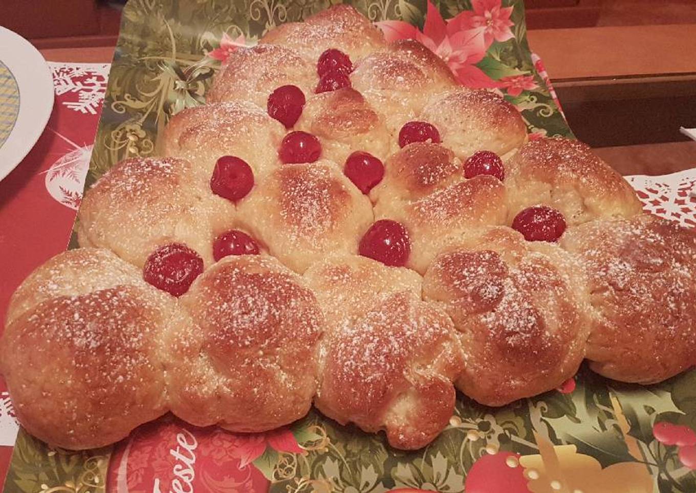 Pan dulce de nata de Navidad con Thermomix