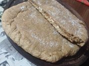 Una foto de pastafrola de dulce de leche