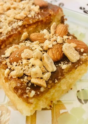 Una foto de PASTEL DULCE DE GRANOS DE ARROZ 🍚 🌾🍚 🌾 (SIN TRIGO) CREMOSISIMO....😋👏🌾🤗🍚😋🤩🥰