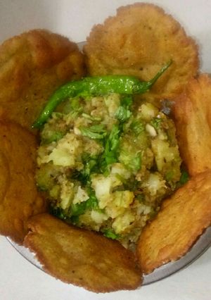 #ફરાળી સુકી ભાજી(farali suki bhaji in gujarti) રેસીપી મુખ્ય ફોટો