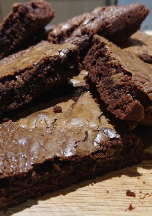 A picture of Chocolate Brownies (Only 3 Ingredients).