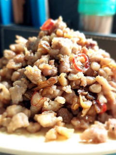 冰箱常備菜-香辣豆鼓小魚干炒菜脯絞肉 的食譜成品照片