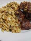 Cabro asado con pepitoria