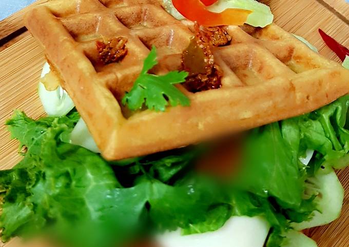 3 colour Waffle Sandwich Recipe