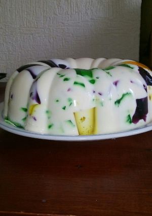 Una foto de Gelatina de mosaico
