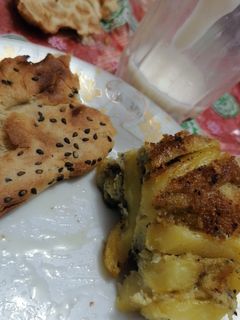 عکسی از دستور سیب زمینی سبزیجات