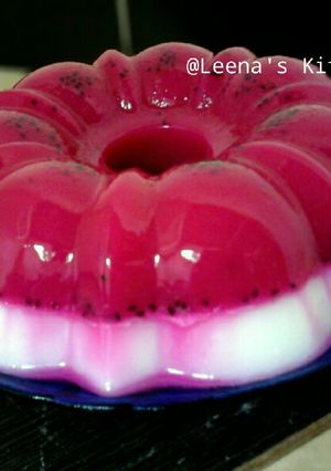 Foto resep Puding Buah Naga