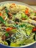 Chow mein mixto
