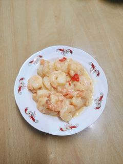 Hình của món Tôm sốt bơ tỏi.