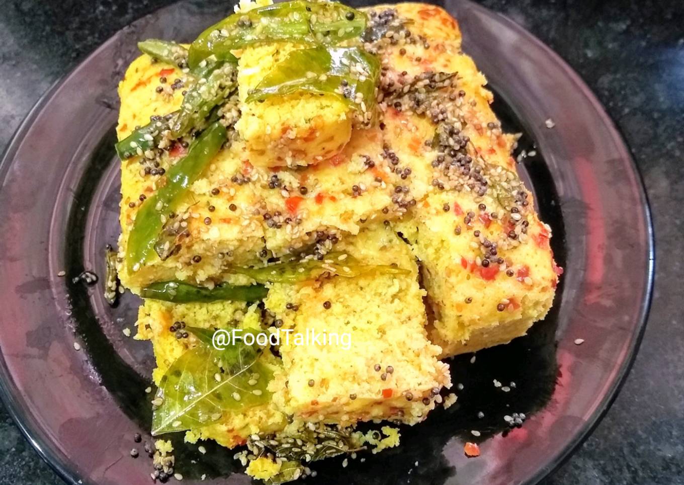 Dhokla With Pizza Twist