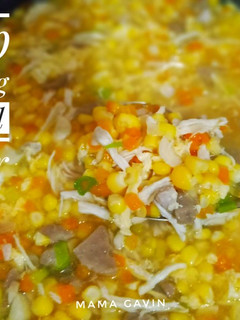 Foto resep 046. Sup Jagung Wortel Telur