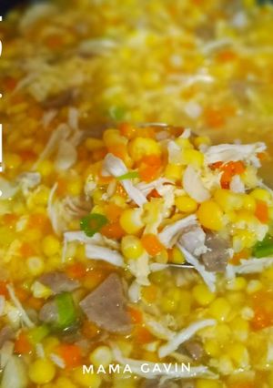 Foto resep 046. Sup Jagung Wortel Telur