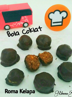 Foto resep Bola Coklat Roma Kelapa