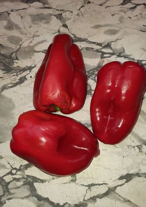 Una foto de Mahamara (puré de morrón) al horno