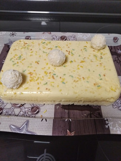 Una foto de Flan de coco al microondas