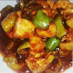A picture of Chicken shashilic.