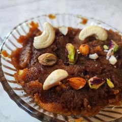 A picture of Rajasthani Besan Halwa 🥮.