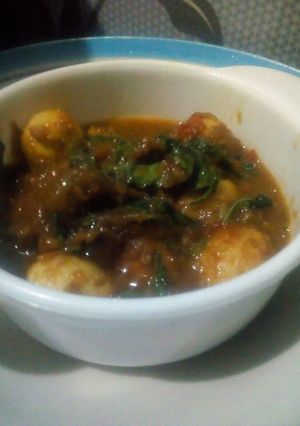 Foto resep Telur puyuh sambal terasi daun kemangi
