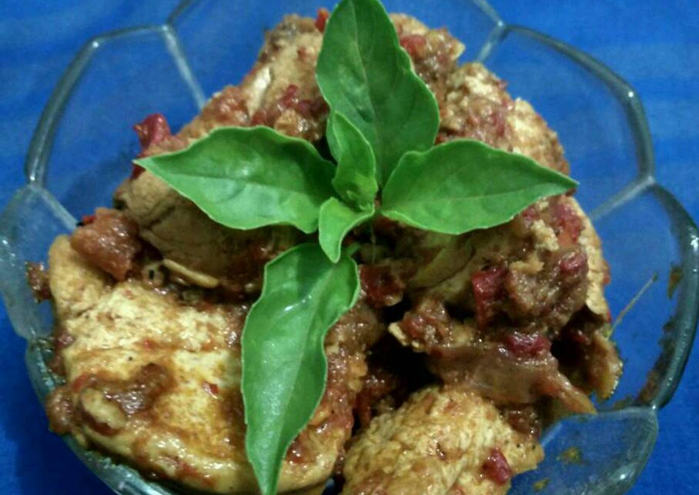 Ayam, Tahu Bumbu Balado Padang