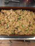 Vegan Mushroom and Chestnut Stuffing