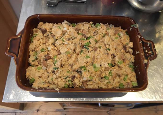 Simple Way to Prepare Any-night-of-the-week Vegan Mushroom and Chestnut Stuffing