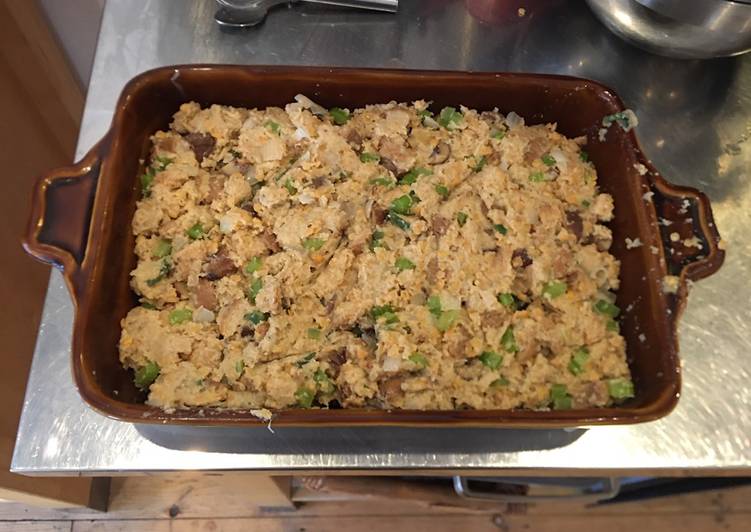 Easiest Way to Cook Appetizing Vegan Mushroom and Chestnut Stuffing