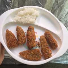 A picture of Nugget Ayam Sayur No Terigu MPASI 10 Bulan ✨.