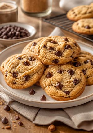 Une photo de Cookies aux pépites de chocolat Keto