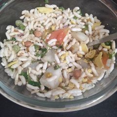 Sweet potato bhel A picture of Sweet potato bhel.