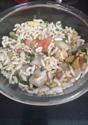 A picture of Sweet potato bhel.